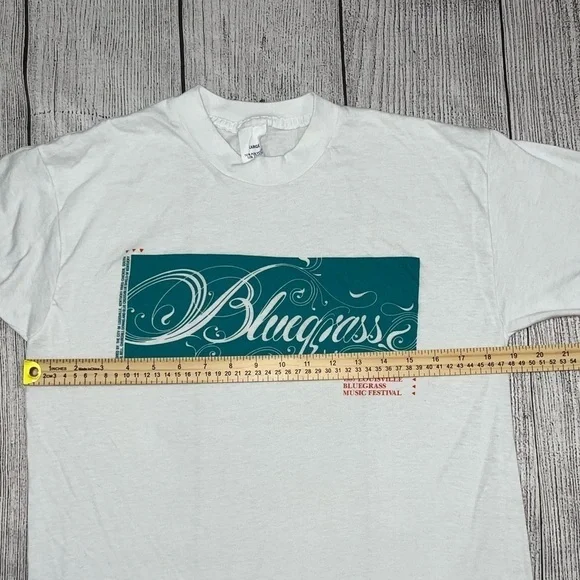 1987 Vintage USA Made Louisville Bluegrass Music Festival Single Stitch T-Shirt - Picture 8 of 11